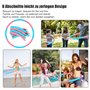 BLAIKOYI Hula Cerceau Hoop Adulte - Appareil Fitness Slim Weighted Hoola Hub de Hulla pour perte de poids Sport 8 Nœuds Design a