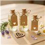Lot de 50 étiquettes cadeaux vierges en papier marron avec ficelle 6 x 5 cm pour cadeaux de mariage, anniversaire, Noël [arbre d