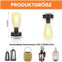 WRQIOO Lot de 4 ampoules solaires d'extérieur de 7 cm - Pièces de rechange pour lampes solaires de jardin - Avec ampoule LED cla