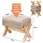 Tabouret Pouf Salon Elastique