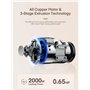 3 en 1 Hachoir à Viande Électrique Professionnel avec 3 Plaques Abrasives en Acier Inoxydable, 1 Kubbe et 3 tubes de Remplissage