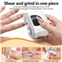 Coupe Ongle Electrique, 2025 Nouveau Coupe-ongles automatique avec lumière LED, 3 en 1 Coupe Ongles Electrique Portable pour Ong