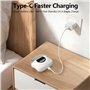 Coupe Ongle Electrique, 2025 Nouveau Coupe-ongles automatique avec lumière LED, 3 en 1 Coupe Ongles Electrique Portable pour Ong