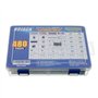BOJACK 37 valeurs 480 pièces Kit Amusant de Composants électroniques avec Module d'alimentation, Fil de raccordement, potentiomè