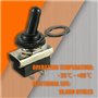 HUAREW KN3(D)-101 Interrupteur à bascule marche/arrêt 12V 25A 2 positions 2 broches étanche avec couvercle en caoutchouc (2 pièc