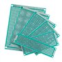 BOJACK 6 valeurs 40 pièces de prototype de carte PCB Double face pour bricolage à souder avec 6 tailles Compatible avec le Ardui