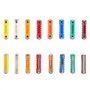 BOJACK 8 sortes 120 pièces Fusibles Torpilles Jeu De Fusibles Torpedo Fusibles 5A 8A 10A 16A 20A 25A 30A 40A Protège les circuit