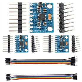 EPLZON 3pcs MPU-6050 GY-521 MPU6050 Module d'accéléromètre 3 axes Module de capteur de gyroscope 6 DOF Convertisseur AD 16 bits