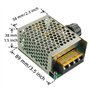 BOJACK 4000W Haute Puissance SCR Régulateur de Tension Électronique 220V AC Moteur Régulateur de Vitesse Gradateur Thermostat