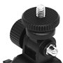 Clamp pour Cameras 2 Pièces Adaptateur Multifonctionnel Double Boule avec Pince inférieure et vis Standard 1/4" pour Appareil Ph