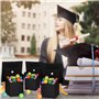 30 Pièces Boîtes à Chapeau de Graduation, Boîtes de Bonbons de Graduation, Boîte de Forme de Chapeau de Graduation, Graduation B