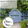 2 Pièces Loquet Ressort Robuste Inox, Boulons à Ressort en Acier Inoxydable, Barrel Bolt pour Porte de Garage/de Jardin, Placard
