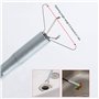 Pince à griffes flexible Outil de nettoyage de tuyaux Outil de préhension (système de pression à ressort) 4 griffes Outil multif