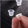 300 Pièces Cup Tatouage, Caps Capsules D'Encre en Plastique, Gobelets d'Encre de Tatouage Mélangés Caps, Mixed Small Medium Larg