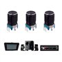 MoK 5 Pièces EC11 Potentiomètre Numérique, 360 Degrés Rotatif Encodeur, Code Interrupteur Potentiomètre, Commutateur de Codeur, 