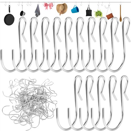 50 Pièces Crochet de Suspension en S