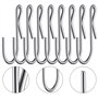 50 Pièces Crochet de Suspension en S, Petits Crochets Polyvalents Robustes, Crochets de Suspension en Argent de Type S, pour Acc