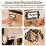 Brateuanoii 50 Pièces Porte Etiquettes Cadre, Porte-Étiquettes en Métal, Porte-Étiquettes pour Cartes de Nom de Tiroir, pour Pla