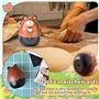 Exbrith 1 Pièces Alarme Mécanique Rotative pour la Cuisson, Minuteur de Dessins Animés, Animé Minuteur Mécanique Horloge pour Ou