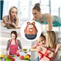 Exbrith 1 Pièces Alarme Mécanique Rotative pour la Cuisson, Minuteur de Dessins Animés, Animé Minuteur Mécanique Horloge pour Ou