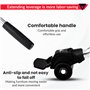 Kit de Leve Meuble, roulettes pour Meubles avec 630 mm Barre d'extension, 4 Roue Rotative à 360 Degrés, Charge Maximale 500 kg, 