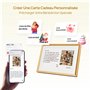 ARZOPA 10,1" Cadres Photo Numérique en Métal 32Go IPS HD Écran Tactile Gratuite Arzopa App Partage à Distance Photos Vidéos Rota