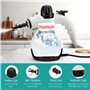 GLOIL Nettoyeur vapeur portable pour la maison - Nettoyeur vapeur multifonction avec 10 accessoires pour tapis, rideaux, canapés