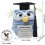 Cadeaux D'anniversaire de Graduation - Chouette Positive avec Porte-Bonheur - Cadeau Original pour Diplômé, Étudiant - Décoratio