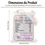 SAKNYUFO Ensemble Cadeau Professeur Sac Shopping & Trousse Super Maîtresse en Coton Lavable Cadeau Original Pour Enseignants - I