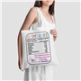 SAKNYUFO Ensemble Cadeau Professeur Sac Shopping & Trousse Super Maîtresse en Coton Lavable Cadeau Original Pour Enseignants - I