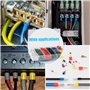 SHALL Kit d'outils de sertissage de virole 1800 pièces, pinces à sertir, connecteurs de bornes à sertir électriques à réglage au