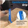 SHALL Pieds de biche lot de 4,Pied de biche plat pour pied de vache, Tire-ongles haute performance,Outil arrache-clou pour planc