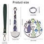 Onlvmyur Porte-Fil en Bois Portable Support Dérouleur Pelote de Laine avec Dragonne Porte Pelote de Laine et Boîtes de Rangement