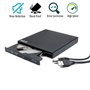 Lecteur DVD/CD Blu-ray BD-ROM - Double couche - Graveur DVD+-R DL - Double couche - Pour Windows XP/Vista/7/8/10 Mac OS ordinate