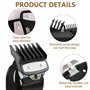 Sabot Tondeuse Set 3 Guides de Tonte Compatibles avec Wahl 1.5mm 3mm 4.5 mm 3 Longueurs de Coupe Clipper Guards Compatible avec 