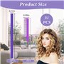 SHAPEPOTY 30 Tiges de Curling Flexibles Rouleaux de Cheveux Torsadés en Mousse Bigoudis de Cheveux sans Chaleur en Mousse Douce 