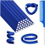 SHAPEPOTY 30 Tiges de Curling Flexibles Rouleaux de Cheveux Torsadés en Mousse Bigoudis de Cheveux sans Chaleur en Mousse Douce