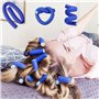 SHAPEPOTY 30 Tiges de Curling Flexibles Rouleaux de Cheveux Torsadés en Mousse Bigoudis de Cheveux sans Chaleur en Mousse Douce 