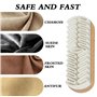DERJDISF Brosse Chaussures – Kit de Nettoyage de Chaussures 6 pièces, Brosse à Bottes avec Sac de Rangement pour Bottes, Chaussu