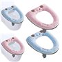 TICKLELY 2 Pièces Housse de Siège de Toilette Souple– Housse de Siège de Toilette Adulte