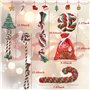 DECUIOCC Jeux interactifs pour chiens et jouets indestructibles - Pack de Noël avec peluche pour chiens et sac cadeau