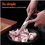 APPCXOKL Outil Polyvalent pour Fruits de Mer - Éplucheur, Ouvre Huître, Couteau et Écailleur à Poisson
