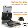 QGECEN Support Universel pour téléphone Portables à Fixer dans l'emplacement pour CD dans la Voiture Rotation à 360 degrés pour 