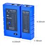 LEAGY Testeur de câble réseau RJ45 RJ11 RJ12 CAT5 CAT6 UTP USB Lan Wire Ethernet