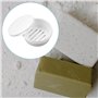 Vanyibro Lot de 2 boîtes à savon de voyage, boîte à savon circulaire portable faite à la main avec couvercle, porte-savon en pla