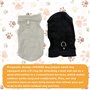 Lot de 2 Pulls pour Chiens de Petite Taille - Manteaux d'hiver en Polaire avec Anneaux en D pour Laisse, Veste Confortable pour 