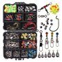 Shaddock Kit d'accessoires de pêche 165 pièces avec hameçons