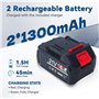 Meuleuse d'angle Sans Fil 125 MM, Disqueuse Sans Fil pour Batterie Makita, 23000RPM Moteur Brushless, pour Couper, Polir et Ponc