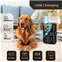 Bubbacare Boitier Anti Aboiement, 3 Niveaux Anti Aboiement Chien Ultrason avec 10M Portee, Rechargeable & Etanche Dispositif Ant