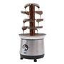 RjcdOPL Fontaine à Chocolat 4 Niveaux 190 W en Acier Inoxydable